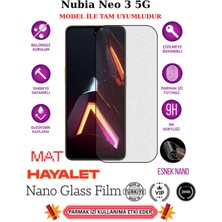 TechnoCase Nubai Neo 3 5g Tam Uyumlu Mat Hayalet Privacy Esnek Nano Ekran Koruyucu Film
