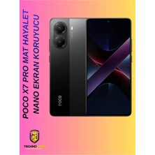 TechnoCase Poco X7 Pro Mat Hayalet Ekran Korucu Esnek Nano Cam