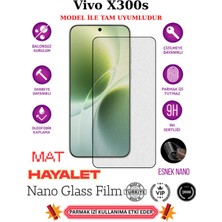 TechnoCase Vivo X300S Tam Uyumlu Mat Hayalet Privacy Esnek Nano Ekran Koruyucu Film