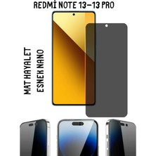 TechnoCase Redmi Note 13 - Note 13 Pro Uyumlu Mat Hayalet Esnek Nano Ekran Koruyucu