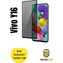 TechnoCase Vivo Y16 Hayalet Cam Mat Nano Ekran Koruyucu Darbelere Karşı Dayanıklı Flexible Nano Cam
