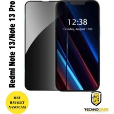 TechnoCase Redmi Note 13 / Note 13 Pro Mat Hayalet Nano Cam Darbelere Karşı Dayanıklı Esnek Nano Ekran Koruyucu