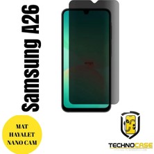 TechnoCase Samsung A26 Mat Hayalet Nano Cam Darbelere Karşı Dayanıklı Esnek Nano Ekran Koruyucu