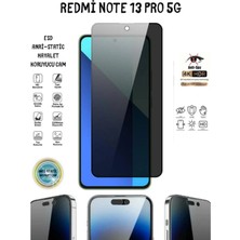 TechnoCase Redmi 13 Pro 5g Uyumlu Hayalet 6d Tam Kapatan 9h Esd Ekran Koruyucu Cam
