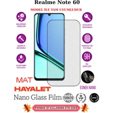 TechnoCase Realme Note 60 Tam Uyumlu Mat Hayalet Privacy Esnek Nano Ekran Koruyucu Film