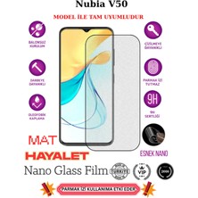 TechnoCase Nubia V50 Tam Uyumlu Mat Hayalet Privacy Esnek Nano Ekran Koruyucu Film