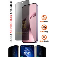 TechnoCase Poco X8 Pro Max Uyumlu Tam Kaplayan Hd Anti-Static Hayalet Esd Ekran Koruyucu