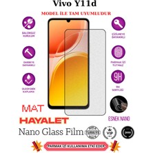 TechnoCase Vivo Y11D Tam Uyumlu Mat Hayalet Privacy Esnek Nano Ekran Koruyucu Film