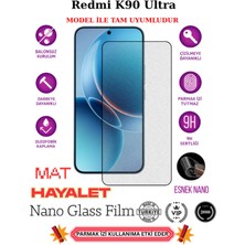 TechnoCase Redmi K90 Ultra Tam Uyumlu Mat Hayalet Privacy Esnek Nano Ekran Koruyucu Film