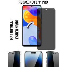 TechnoCase Redmi Note 11 Pro Uyumlu Mat Hayalet Esnek Nano Ekran Koruyucu