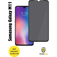 TechnoCase Samsung M11 Mat Hayalet Nano Cam Darbelere Karşı Dayanıklı Esnek Nano Ekran Koruyucu
