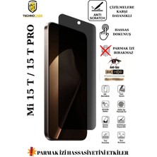 TechnoCase Mi 15 T / 15 T Pro Uyumlu Mat Hayalet Esnek Nano Ekran Koruyucu
