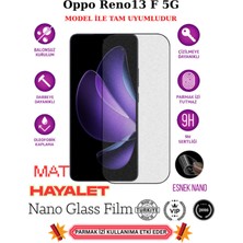 TechnoCase Oppo Reno 13F 5g Tam Uyumlu Mat Hayalet Privacy Esnek Nano Ekran Koruyucu Film