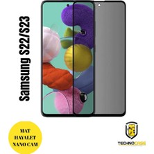 TechnoCase Samsung S22 / S23 Mat Hayalet Nano Cam Darbelere Karşı Dayanıklı Esnek Nano Ekran Koruyucu