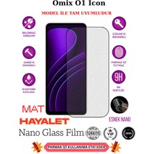 TechnoCase Omix 01 Icon Tam Uyumlu Mat Hayalet Privacy Esnek Nano Ekran Koruyucu Film