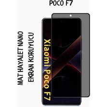 TechnoCase Poco F7 Uyumlu Mat Hayalet Esnek Nano Ekran Koruyucu