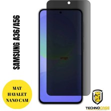 TechnoCase Samsung A36 / A56 Mat Hayalet Nano Cam Darbelere Karşı Dayanıklı Esnek Nano Ekran Koruyucu
