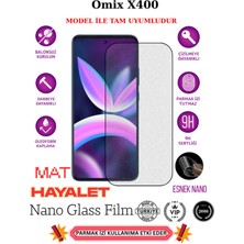 TechnoCase Omix X400 Tam Uyumlu Mat Hayalet Privacy Esnek Nano Ekran Koruyucu Film
