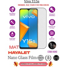 TechnoCase Vivo Y15S Tam Uyumlu Mat Hayalet Privacy Esnek Nano Ekran Koruyucu Film