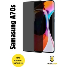 TechnoCase Samsung A70S Hayalet Cam Mat Nano Ekran Koruyucu Darbelere Karşı Dayanıklı