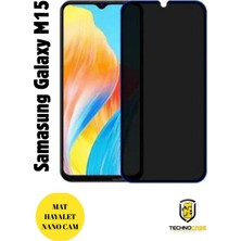 TechnoCase Samsung M15 Mat Hayalet Nano Cam Darbelere Karşı Dayanıklı Esnek Nano Ekran Koruyucu