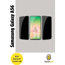 TechnoCase Samsung A56 Mat Hayalet Nano Cam Darbelere Karşı Dayanıklı Esnek Nano Ekran Koruyucu