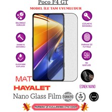 TechnoCase Poco F4 Gt Tam Uyumlu Mat Hayalet Privacy Esnek Nano Ekran Koruyucu Film