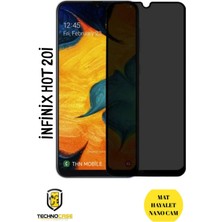TechnoCase Infinix Hot 20I Mat Hayalet Nano Cam Darbelere Karşı Dayanıklı Esnek Nano Ekran Koruyucu
