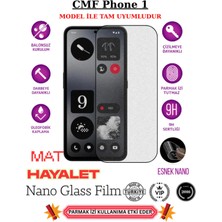 TechnoCase Nothing Cmf Phone 1 Tam Uyumlu Mat Hayalet Privacy Esnek Nano Ekran Koruyucu Film