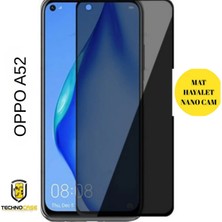 TechnoCase Oppo A52 Mat Hayalet Nano Cam Darbelere Karşı Dayanıklı Esnek Nano Ekran Koruyucu