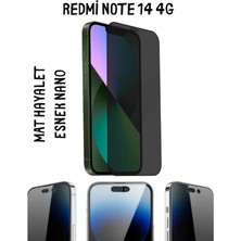 TechnoCase Redmi Note 14 4g Uyumlu Mat Hayalet Esnek Nano Ekran Koruyucu