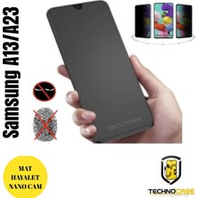 TechnoCase Samsung A13 / A23 Mat Hayalet Nano Cam Darbelere Karşı Dayanıklı Esnek Nano Ekran Koruyucu