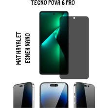 TechnoCase Tecno Pova 6 Pro Uyumlu Mat Hayalet Esnek Nano Ekran Koruyucu