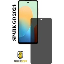 TechnoCase Tecno Spark Go 2024 Uyumlu Mat Hayalet Nano Cam Darbelere Karşı Dayanıklı Esnek Nano Ekran Koruyucu