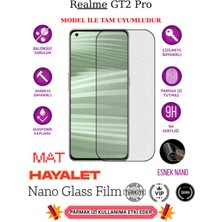 TechnoCase Realme Gt2 Pro Tam Uyumlu Mat Hayalet Privacy Esnek Nano Ekran Koruyucu Film