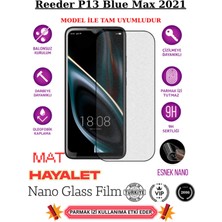 TechnoCase Reeder P13 Blue Max 2021 Tam Uyumlu Mat Hayalet Privacy Esnek Nano Ekran Koruyucu Film