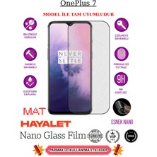 TechnoCase One Plus 7 Tam Uyumlu Mat Hayalet Privacy Esnek Nano Ekran Koruyucu Film