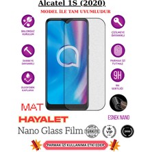 TechnoCase Alcatel 1s 2020 Tam Uyumlu Mat Hayalet Privacy Esnek Nano Ekran Koruyucu Film