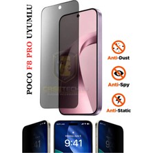 TechnoCase Poco F8 Pro Uyumlu Tam Kaplayan Hd Anti-Static Hayalet Esd Ekran Koruyucu