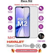 TechnoCase Poco M2 Tam Uyumlu Mat Hayalet Privacy Esnek Nano Ekran Koruyucu Film