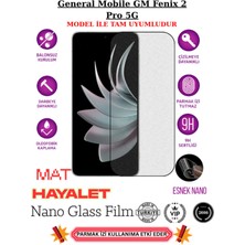 TechnoCase General Mobile Gm Fenix 2 Pro 5g Tam Uyumlu Mat Hayalet Privacy Esnek Nano Ekran Koruyucu Film