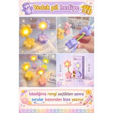 Bonove Klipsli Kitap Ayracı Papatya Kitap Okuma Lambası LED Sayfa Işığı Gece Okuma Işığı