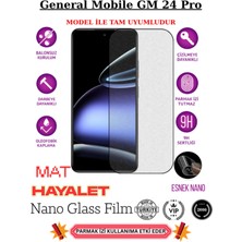 TechnoCase General Mobile Gm 24 Pro Tam Uyumlu Mat Hayalet Privacy Esnek Nano Ekran Koruyucu Film