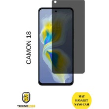 TechnoCase CAMON18 Mat Hayalet Ekran Koruyucu