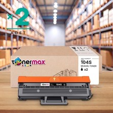tonermax Samsung ML-1865W Muadil Toner Çipli MLT-D104S 2'li 1.500 Sayfa