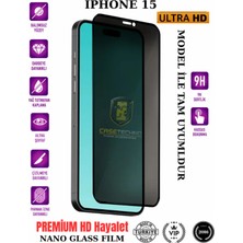 TechnoCase Iphone 15 Modeli Ile Tam Uyumlu Hd Hayalet Esnek Nano Ekran Koruyucu Film