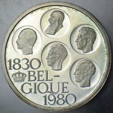 Banknoting Belçika 500 Frank 1980 Belgıque. 37 mm 500 Gr. Çil(-)
