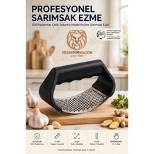 Transformacion Sallantılı Model Rocker Sarımsak Ezici Ergonomik Pratik Zencefil Sebze Meyve Püre Yapıcı Pres 304 Paslanmaz Çelik 721211