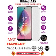 TechnoCase Hiking A45 Tam Uyumlu Mat Hayalet Privacy Esnek Nano Ekran Koruyucu Film