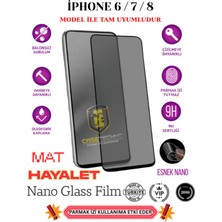 TechnoCase Iphone 6/7/8 Modeller Ile Tam Uyumlu Mat Hayalet Esnek Nano Ekran Koruyucu Film